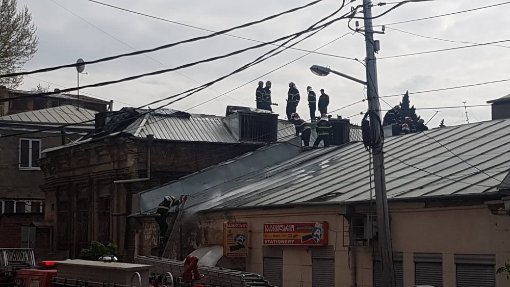 თბილისში, კიევის ქუჩაზე ხანძრის დროს ერთი ადამიანი დაიღუპა