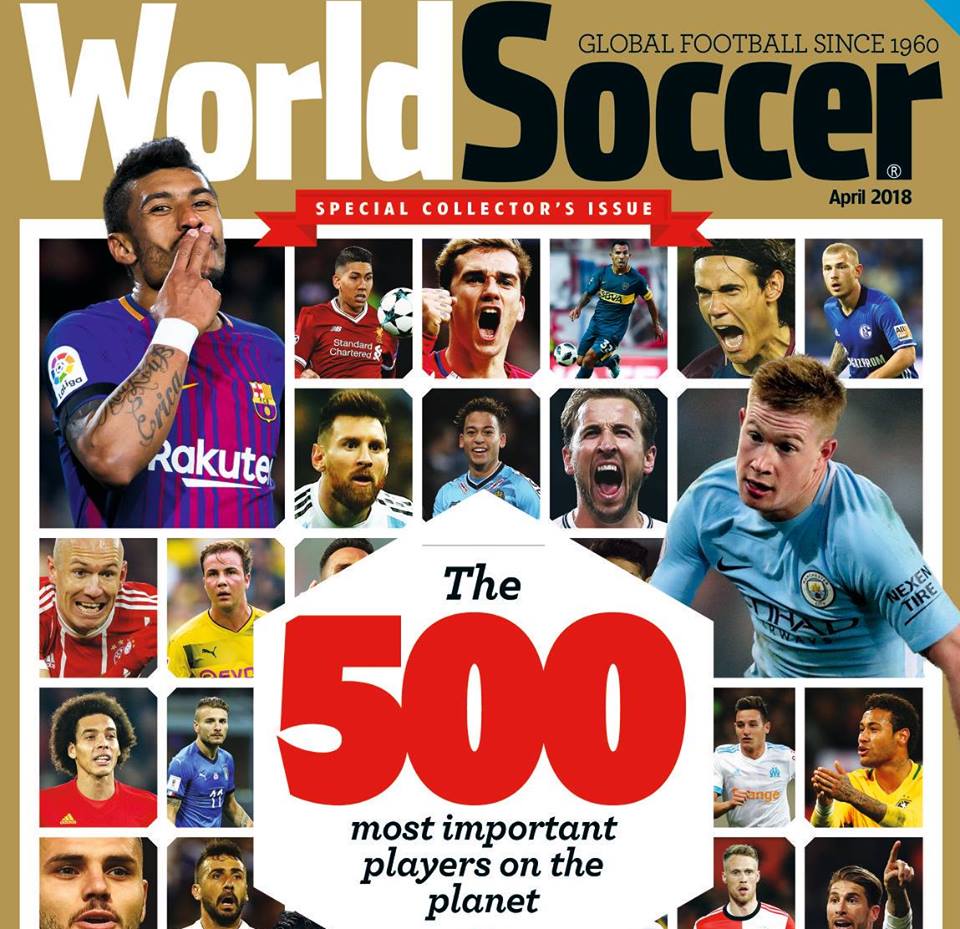 World Soccer-მა 500 საუკეთესო ფეხბურთელი დაასახელა, რომლის რეიტინგში არც ერთი ქართველი არ არის