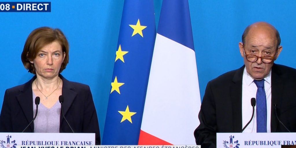 საფრანგეთის თავდაცვის მინისტრი - საფრანგეთმა რუსეთი სირიაზე დარტყმის შესახებ გააფრთხილა [ვიდეო]