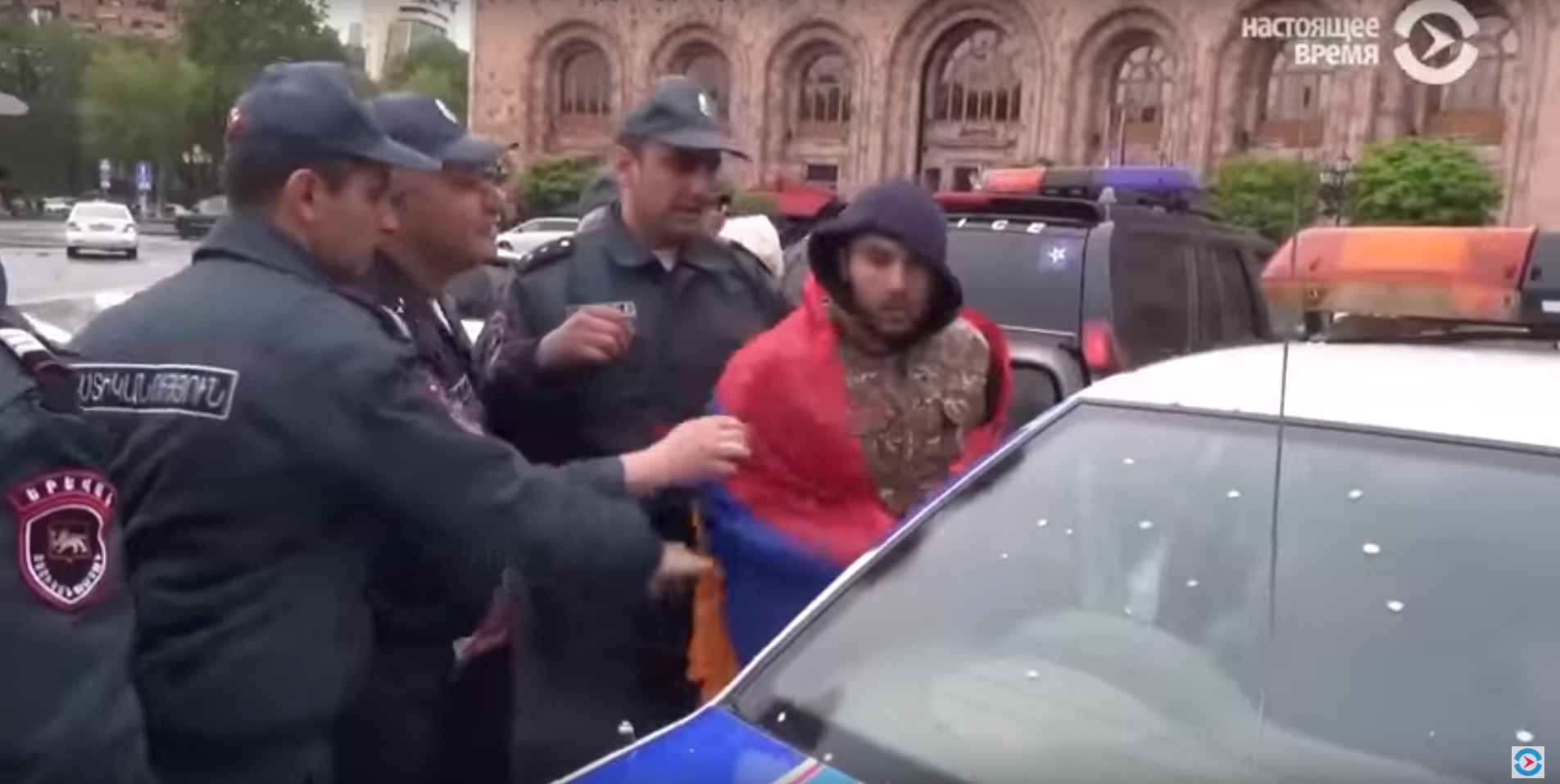 ​ერევანში, მაშტოცის გამზირზე აქციის 30-მდე მონაწილე დააკავეს