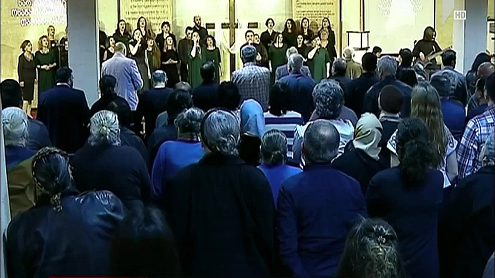 სახარების რწმენის ეკლესია სააღდგომო ღვთისმსახურება ჩატარდა