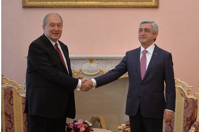 Armen Sarqsiyan Serj Sarqsiyanın baş nazir təyin olunması barəsində əmrə imza atdı