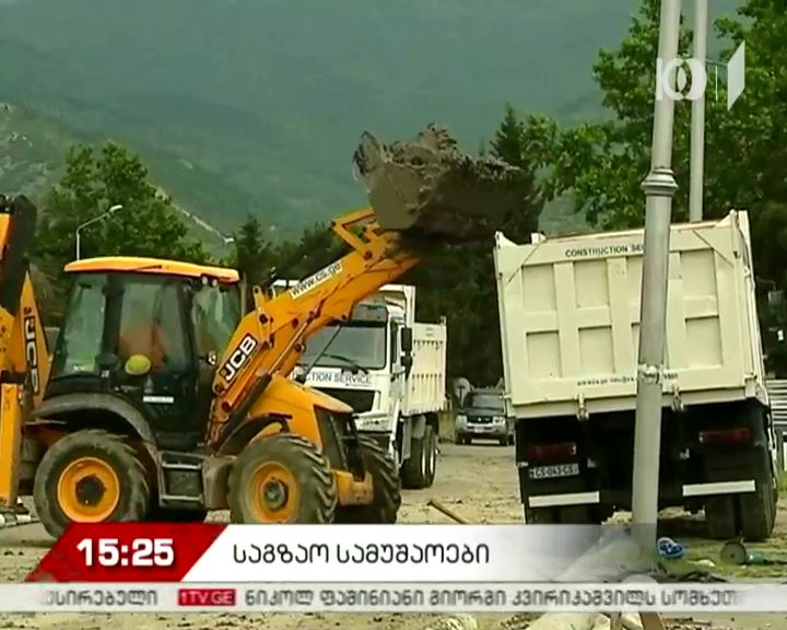 სარაჯიშვილის გამზირზე გზისა და ხიდების სარეაბილიტაციო სამუშაოები მიმდინარეობს