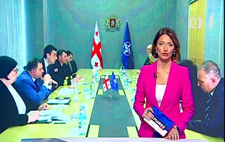 შს მინისტრი ნატოს გაერთიანებული საზღვაო ძალების სარდლის მოადგილეს შეხვდა