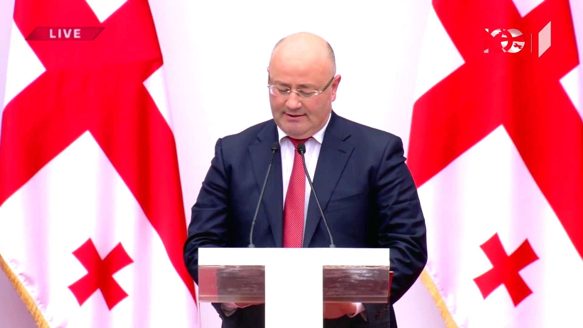 საქართველოს თავდაცვის მინისტრის გამოსვლა ფიცის დადების საზეიმო ცერემონიალზე