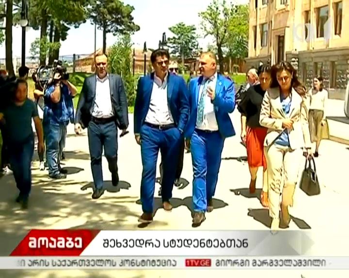 კახა კალაძემ კავკასიის უნივერსიტეტის სტუდენტებს დედაქალაქის გამოწვევებსა და პრიორიტეტებზე ესაუბრა