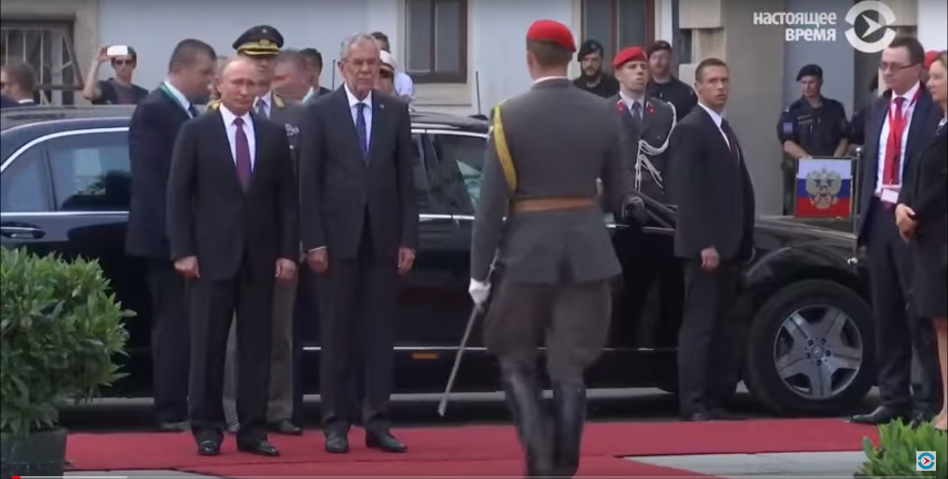 ვლადიმერ პუტინი სამუშაო ვიზიტით ავსტრიაში ჩავიდა