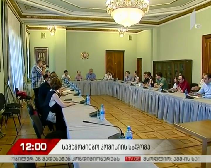 არასრულწლოვნების მკვლელობის საქმის დროებითი საგამოძიებო კომისიის სხდომა