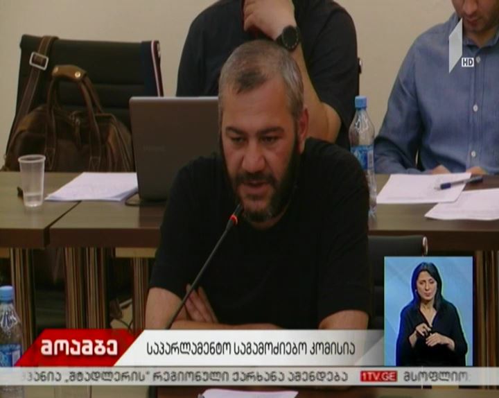 ზაზა სარალიძეს პარლამენტის დროებითი საგამოძიებო კომისია უსმენს