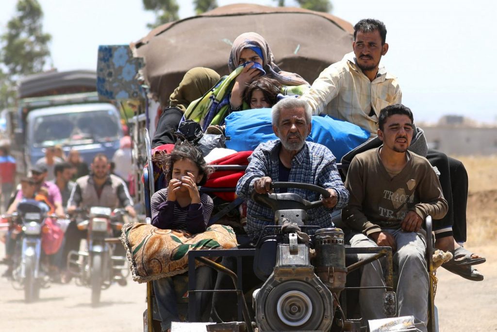 გაერო - სირიის სამხრეთ-დასავლეთი რეგიონები ორი კვირის განმავლობაში 270 ათასმა ადამიანმა დატოვა
