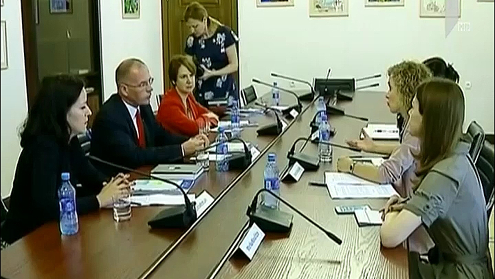 ევროპარლამენტის მომხსენებლის ვიზიტი