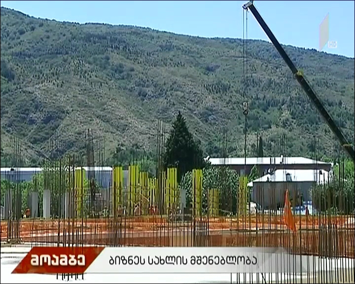 ბიზნეს სახლის მშენებლობა