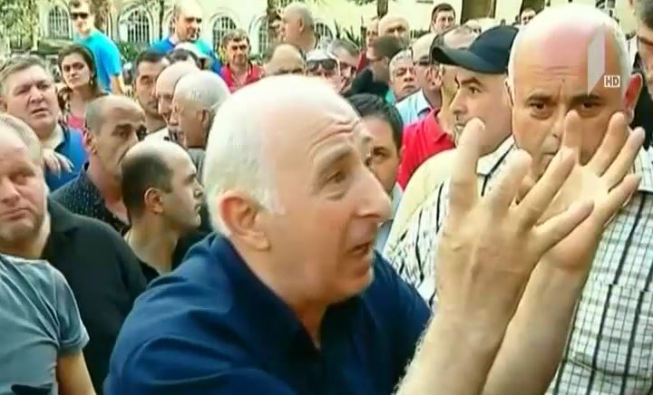 მეშახტეების პროტესტის მესამე დღე
