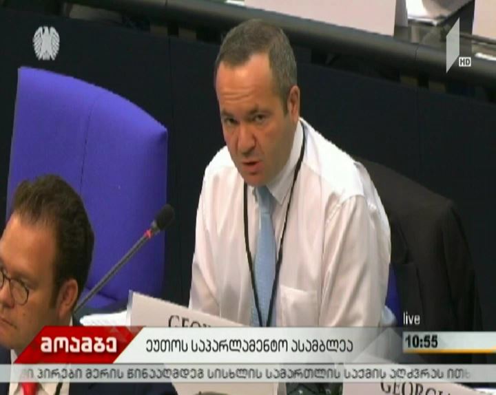 ეუთო-ს საპარლამენტო ასამბლეამ საქართველოს მიერ წარდგენილ რეზოლუციას მხარი დაუჭირა 