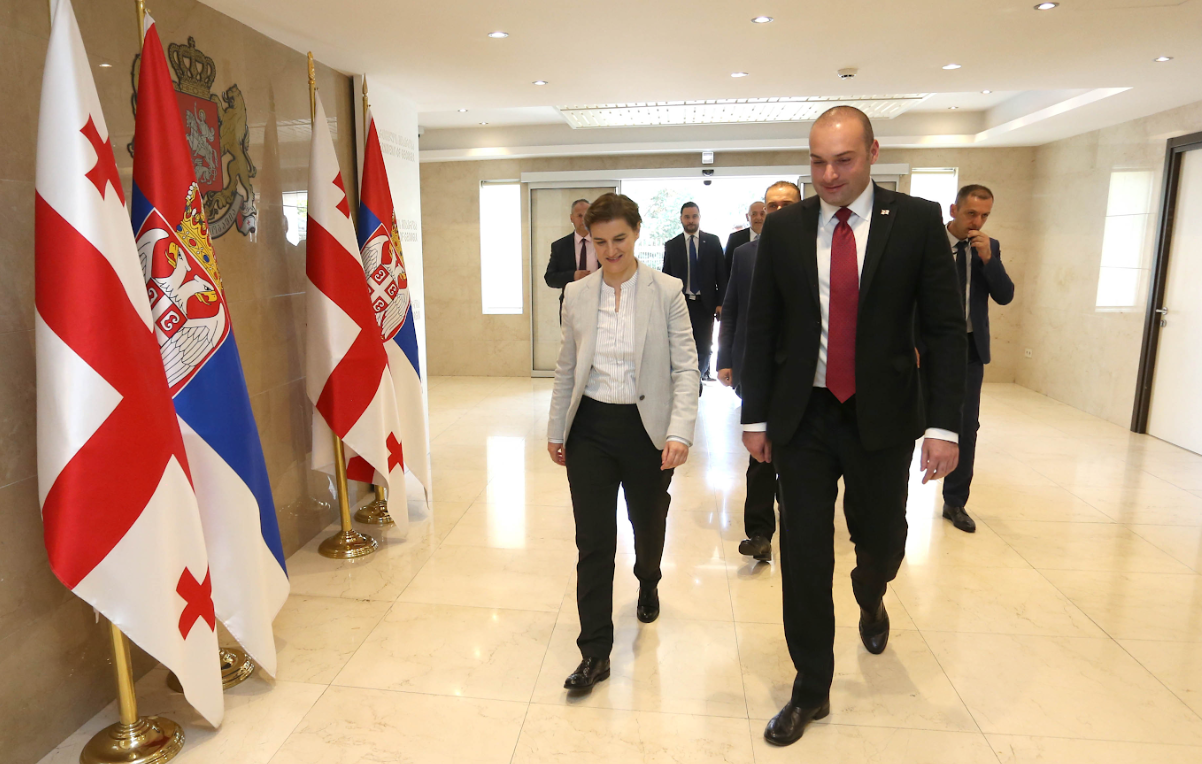 მამუკა ბახტაძემ მთავრობის ადმინისტრაციაში სერბ კოლეგას უმასპინძლა