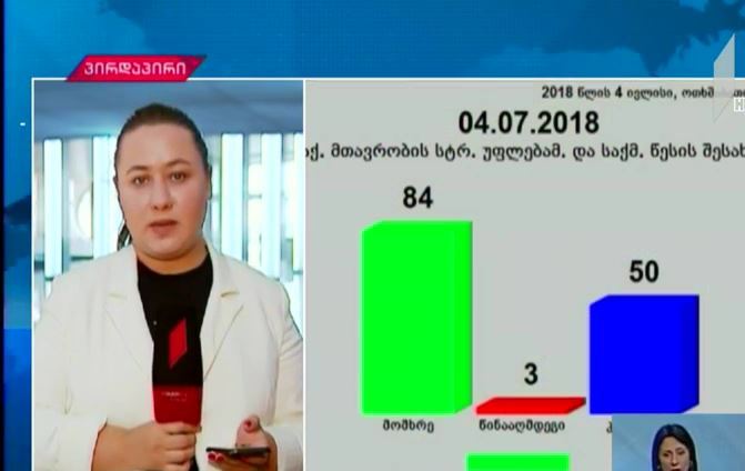 მთავრობის სტრუქტურული ცვლილებების განხილვა
