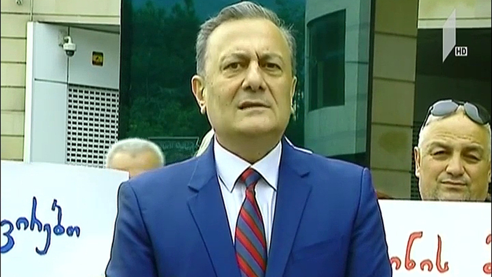 შალვა ნათელაშვილის პროტესტი