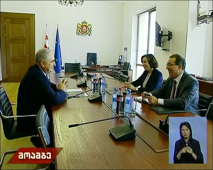 შეხვედრა სავალუტო ფონდის მისიის ხელმძღვანელთან