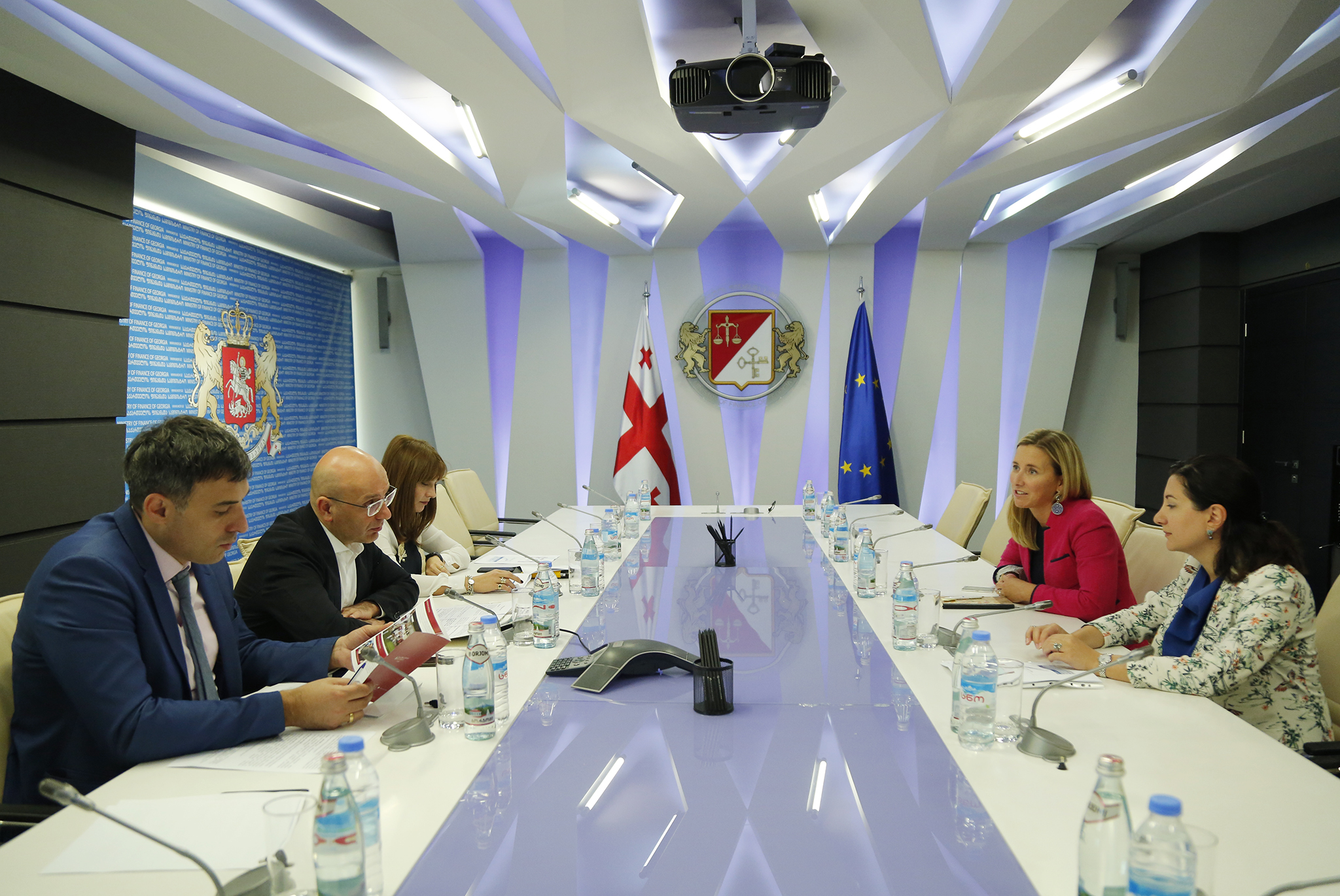 ივანე მაჭავარიანი ათასწლეულის გამოწვევის კორპორაციის საქართველოს წარმომადგენლობის დირექტორს შეხვდა