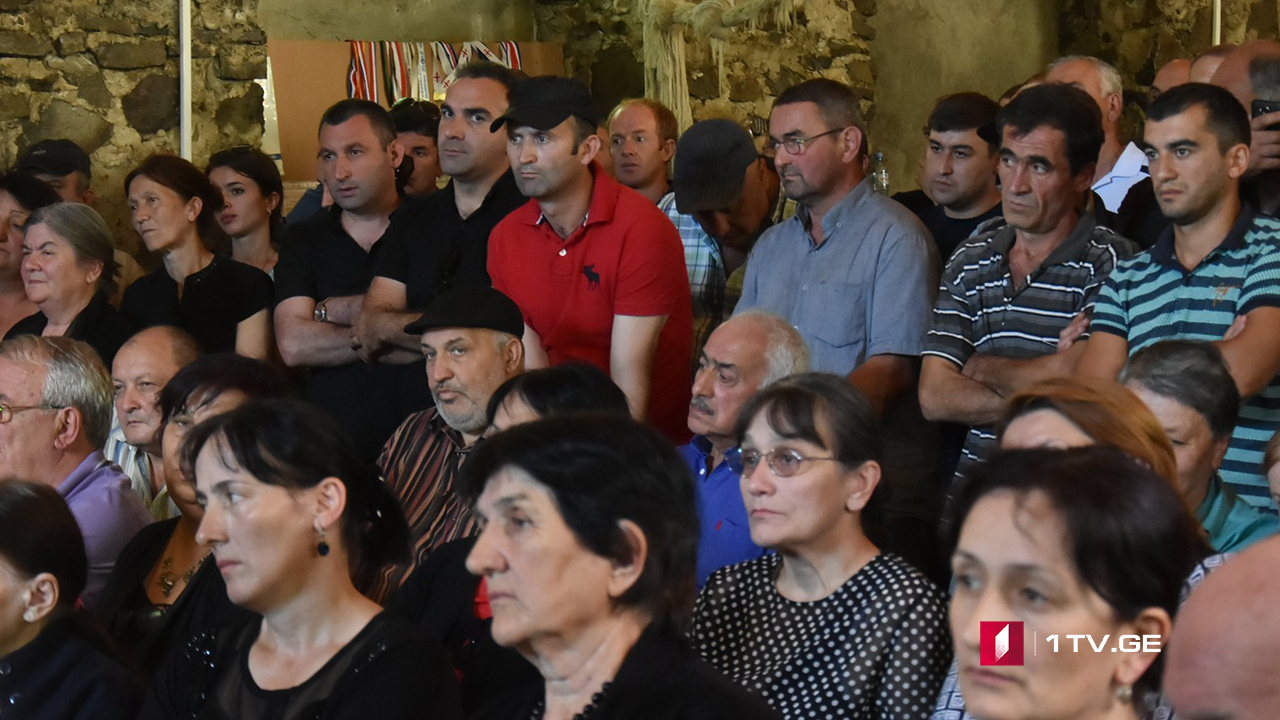 შეხვედრა ჭუბერის და ხაიშის მოსახლეობასთან