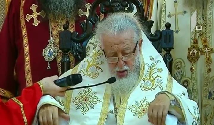 ილია მეორემ მრევლს ფერიცვალების დღესასწაული მიულოცა