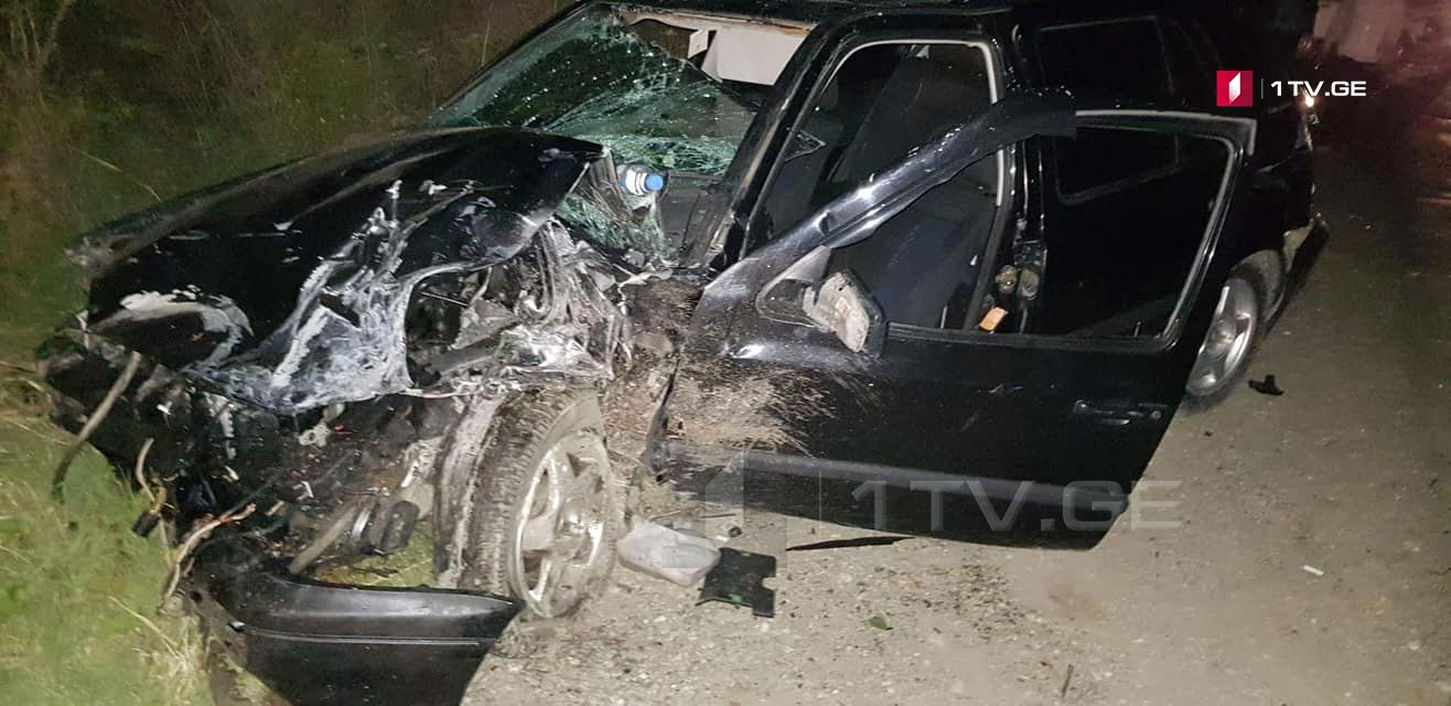 სოფელ რუისპირში ავტოსაგზაო შემთხვევის შედეგად სამი ადამიანი დაშავდა