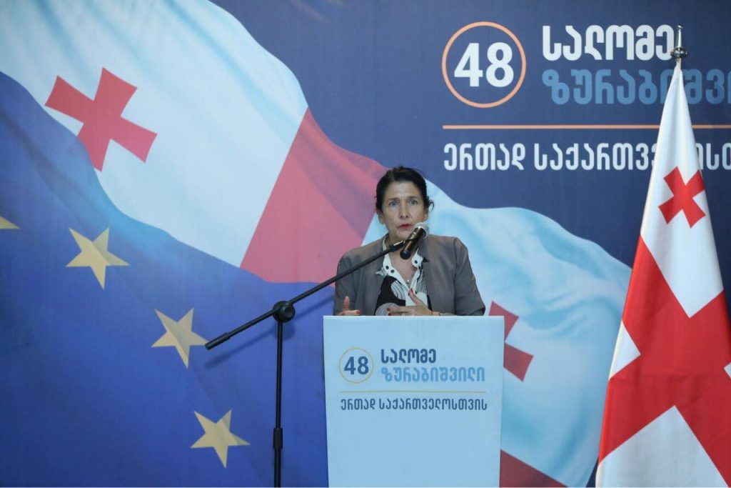 სალომე ზურაბიშვილი - გამოვდივართ იმ პერიოდიდან, როცა უმრავლესობა ისაკუთრებდა ხელისუფლების ყველა შტოს