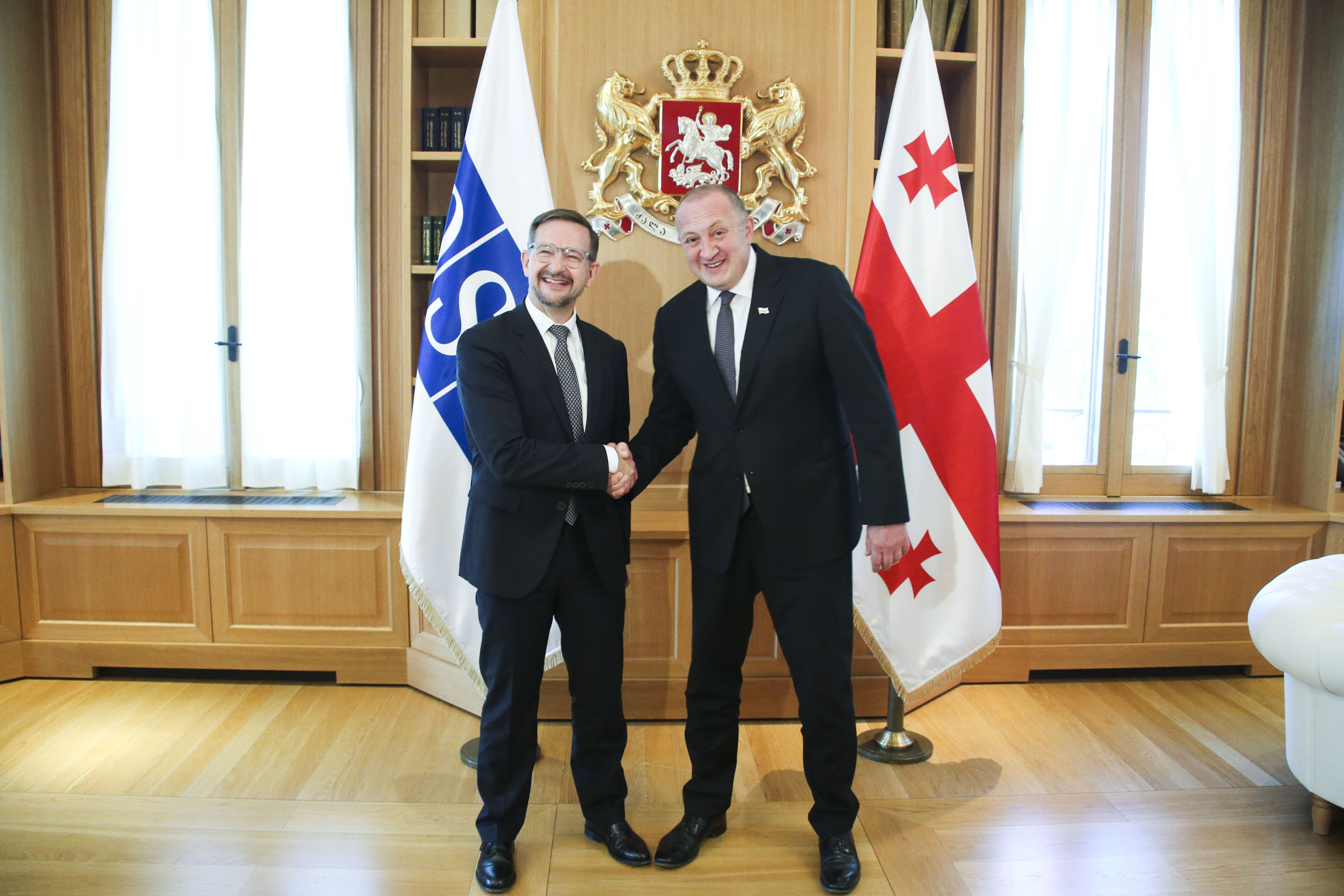 გიორგი მარგველაშვილმა ეუთო-ს გენერალური მდივანი ტომას გრემინგერი მიიღო