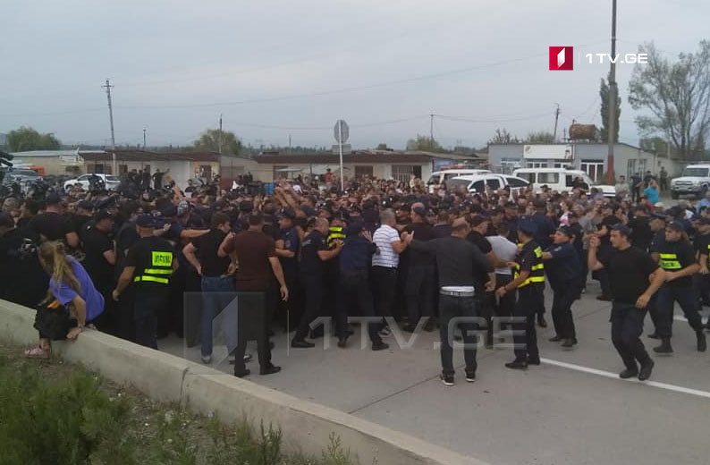 სოფელ ხელთუბნის მოსახლეობის აქციაზე სასწრაფო დახმარების გამოძახება გახდა საჭირო