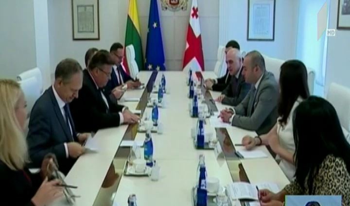 მამუკა ბახტაძე ლიეტუვის საგარეო საქმეთა მინისტრს შეხვდა