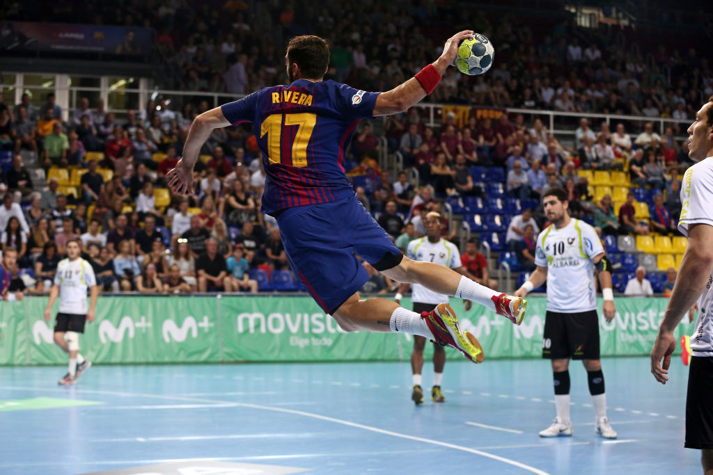 Valero Rivera during the match between FC Barcelona and Teukro, his last performance with the Catalan club’s shirt, on 20th May 2018 in Barcelona, Spain. 
 — (Photo by Urbanandsport/NurPhoto via Getty Images)