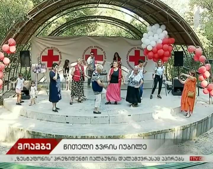 წითელი ჯვრის იუბილესადმი მიძღვნილი ღონისძიებები "მზიურის პარკში“