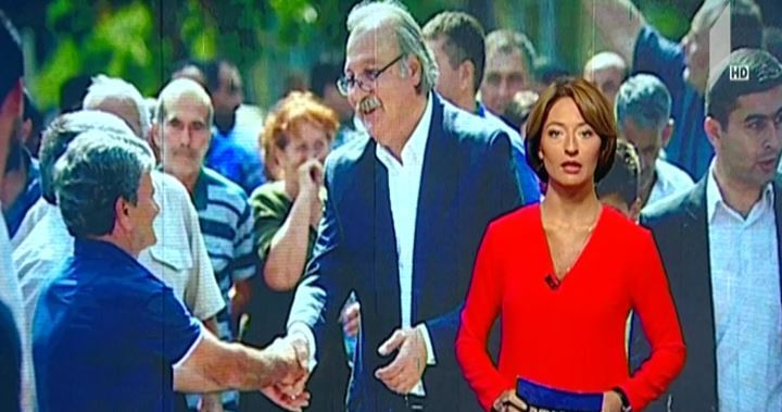 გრიგოლ ვაშაძე სოფელ აღაიანში მცხოვრებლებს შეხვდა