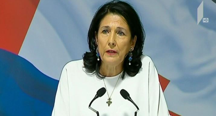 ოპოზიცია სალომე ზურაბიშვილის განცხადებას აფასებს
