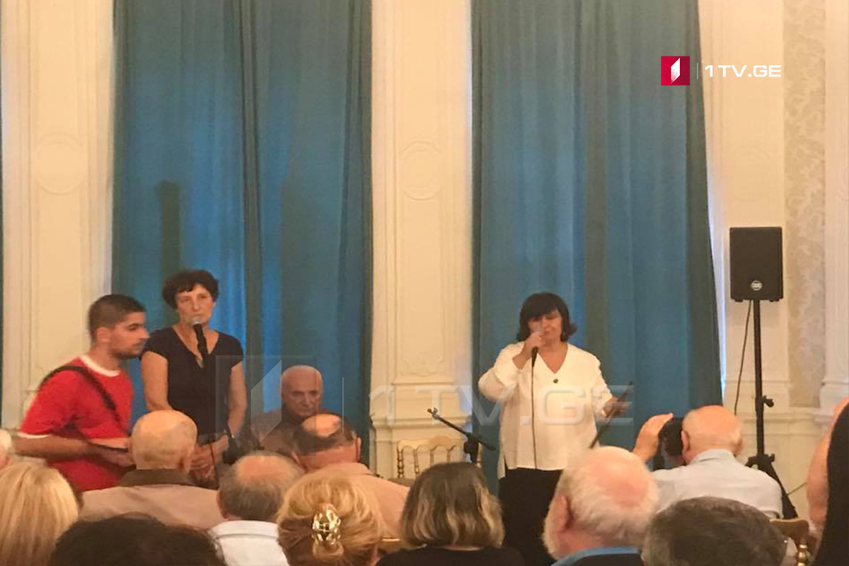 მწერალთა სახლში ალექსანდრე პოტიომკინის შემოქმედებითი საღამო გაიმართა