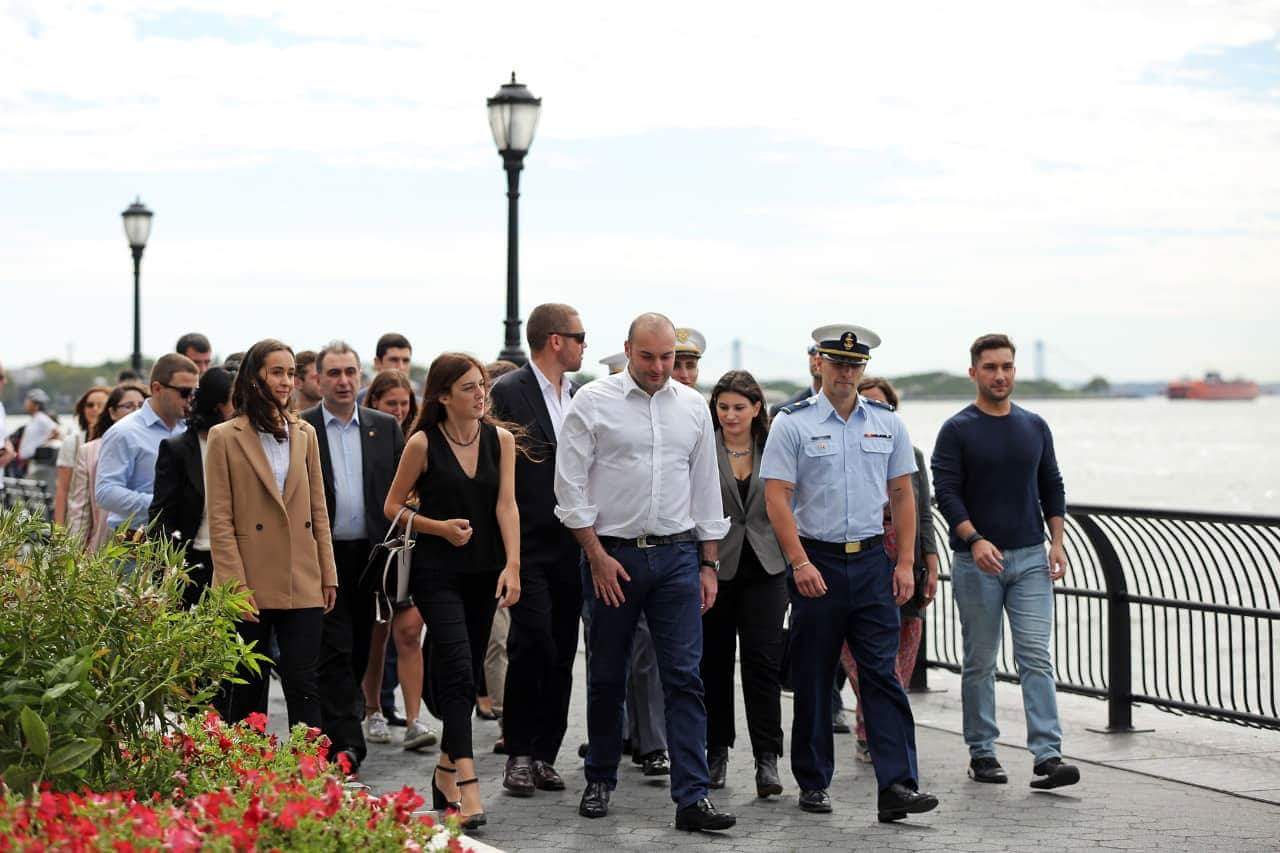 პრემიერი ნიუ იორკში ქართველ სტუდენტებს განათლების სისტემის რეფორმის ხედვაზე ესაუბრა