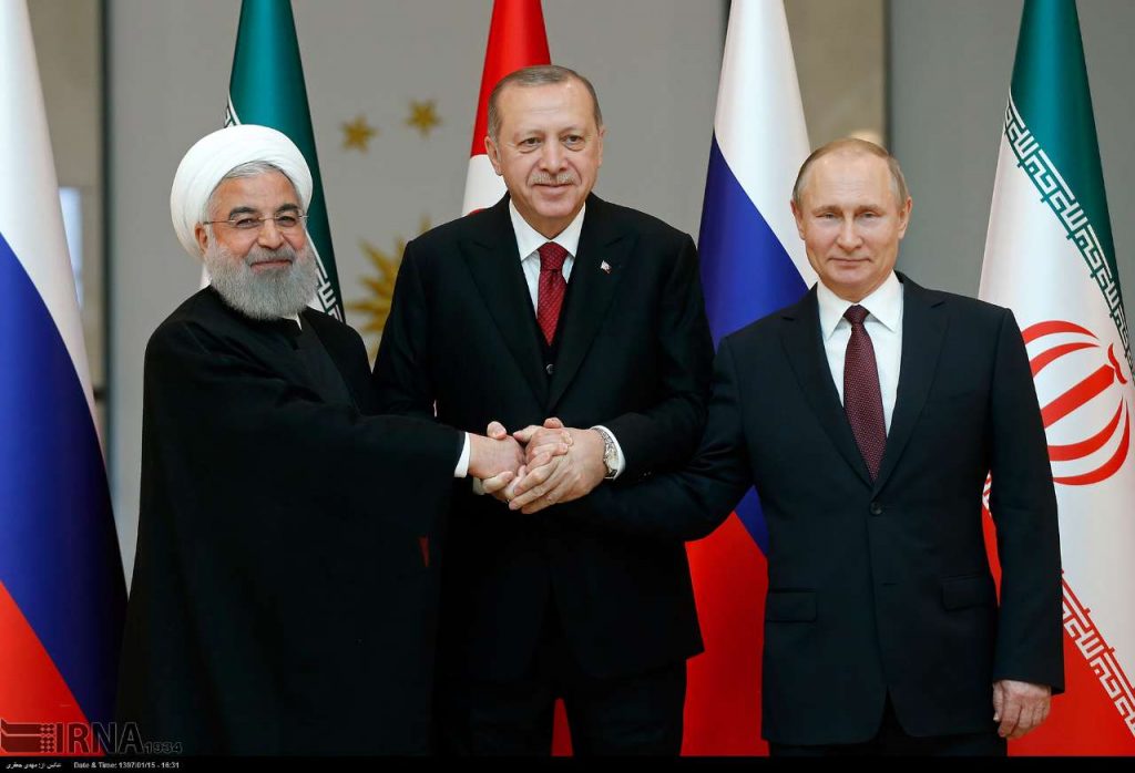 სირიის საკითხებზე თეირანში რუსეთის, თურქეთისა და ირანის სამმხრივი სამიტი იწყება