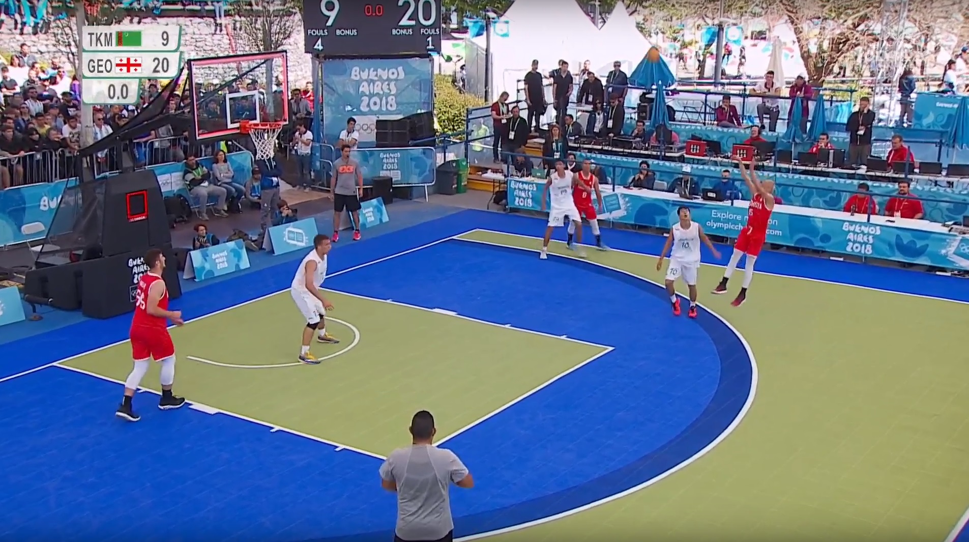 საქართველოს 3x3 კალათბურთელთა ნაკრებმა თურქმენეთი დაამარცხა | მესამე ახალგაზრდული ოლიმპიადა [ვიდეო]