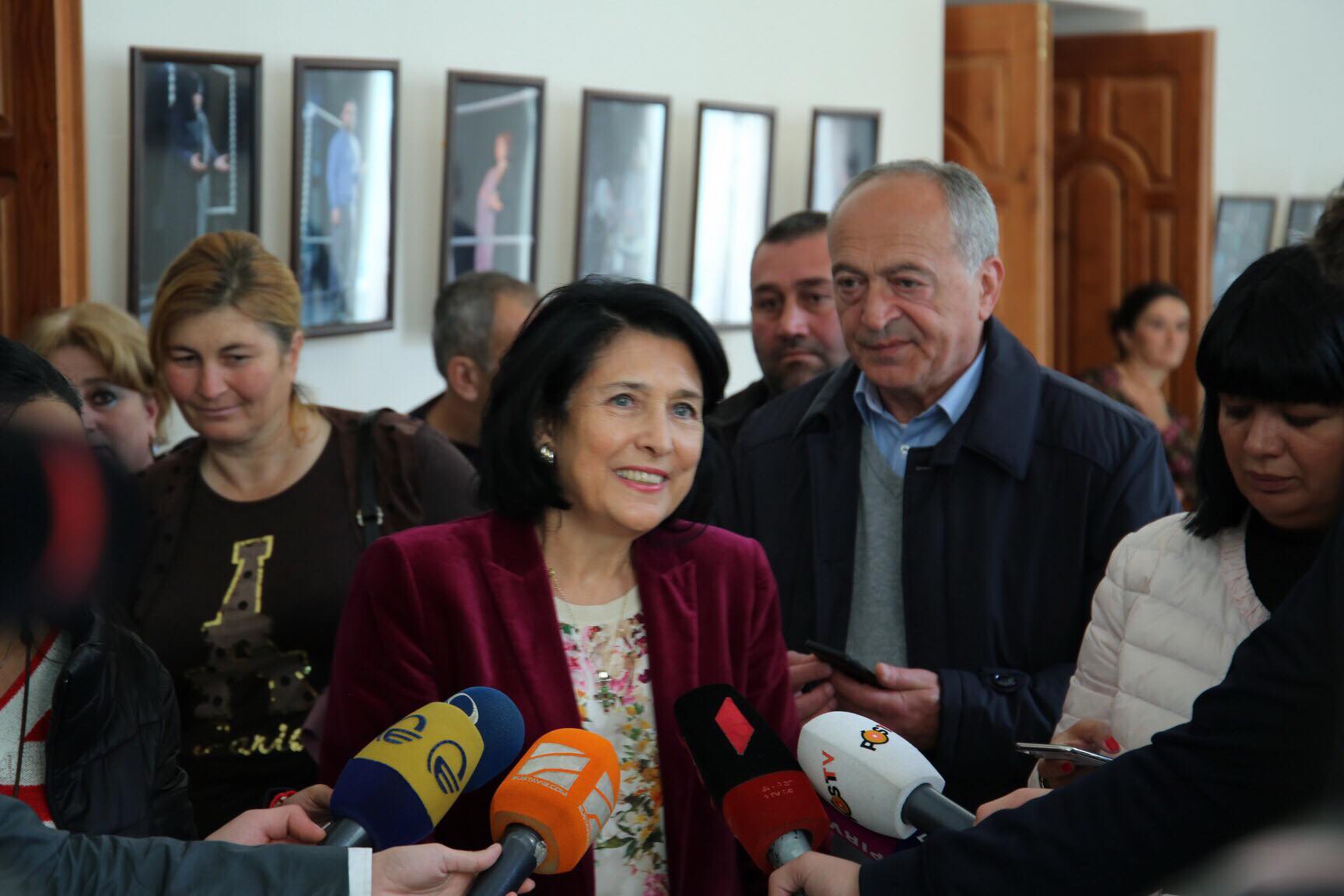 სალომე ზურაბიშვილი - როგორც პრეზიდენტი, მე ვიქნები მედიათავისუფლების გარანტორი
