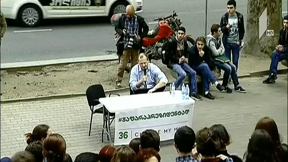 ზურაბ ჯაფარიძე კამპანიას Change My Mind აგრძელებს