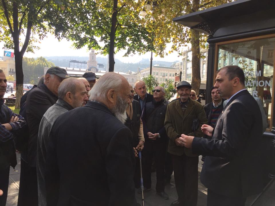 კახა კუკავა ამომრჩევლებს შეხვდა და საკუთარი საარჩევნო პროგრამა გააცნო