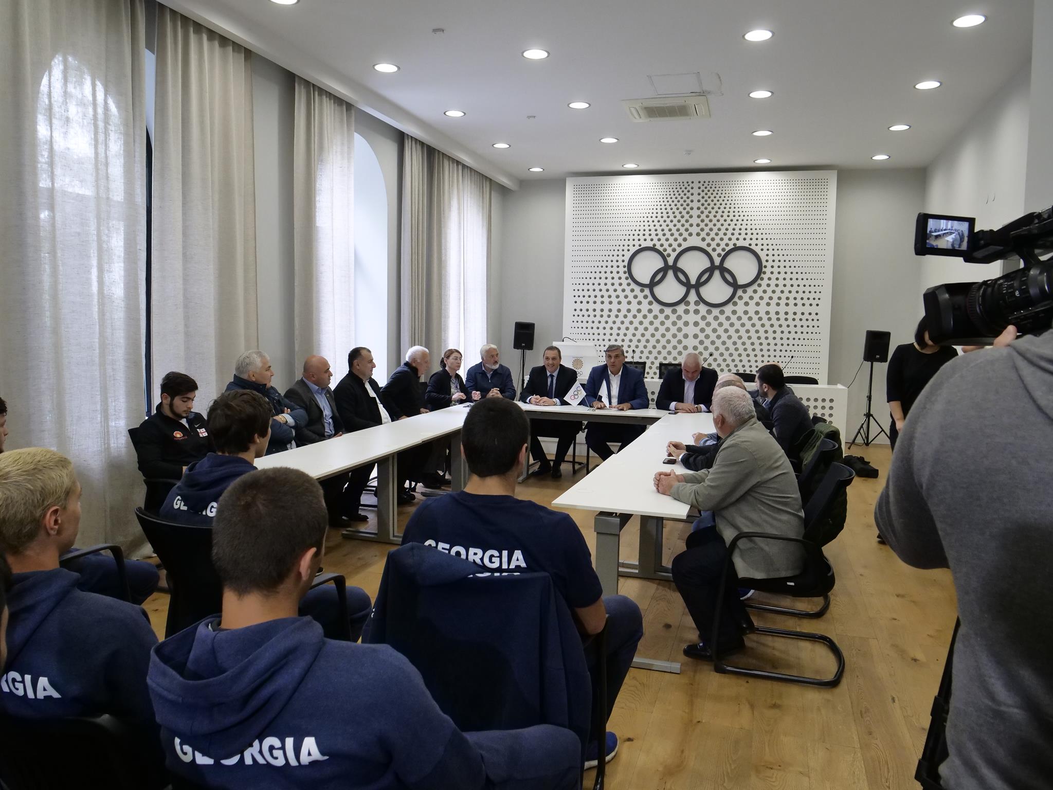 სეოკ-ში მესამე ახალგაზრდული ოლიმპიური თამაშების მედალოსნების და მონაწილე სპორტსმენების მიღება გაიმართა
