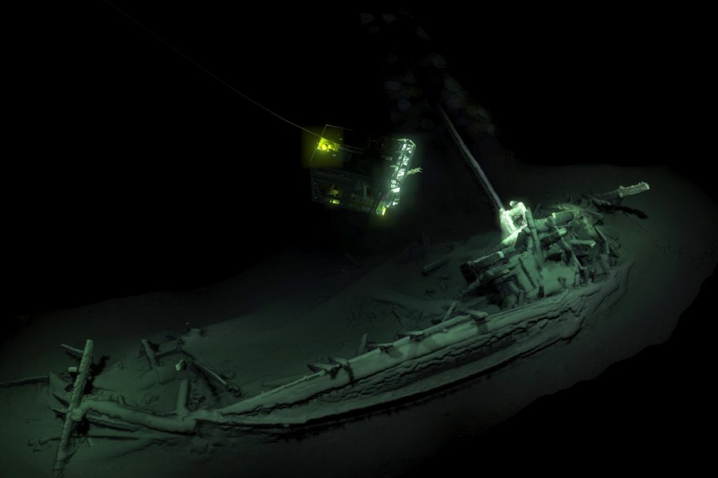 შავ ზღვაში მსოფლიოში უძველესი ჩაძირული გემი აღმოაჩინეს