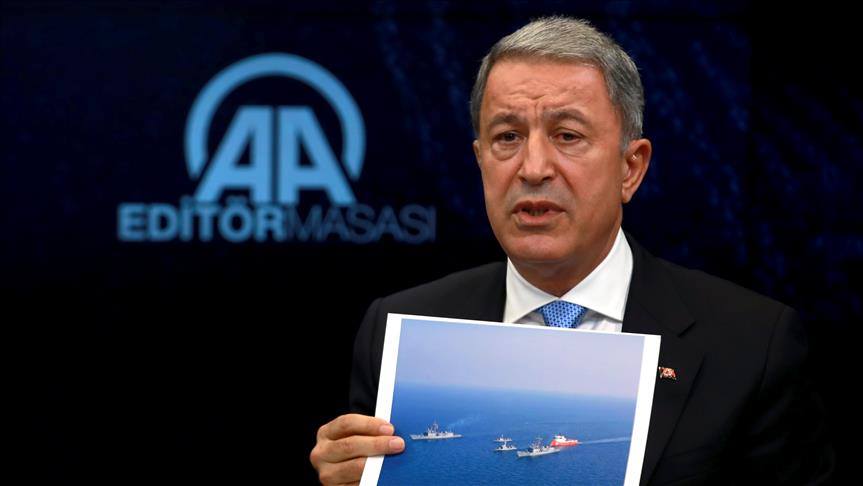 თურქეთის თავდაცვის მინისტრი აცხადებს, რომ ეგეოსის ზღვაში საფრთხის შემთხვევაში, თურქეთი საპასუხო ზომებს მიიღებს