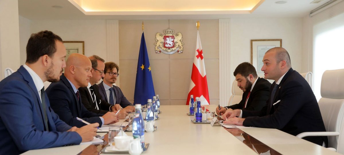 მამუკა ბახტაძე სამხრეთ კავკასიაში ეუთო-ს თავმჯდომარე ქვეყნის სპეციალურ წარმომადგენელს შეხვდა