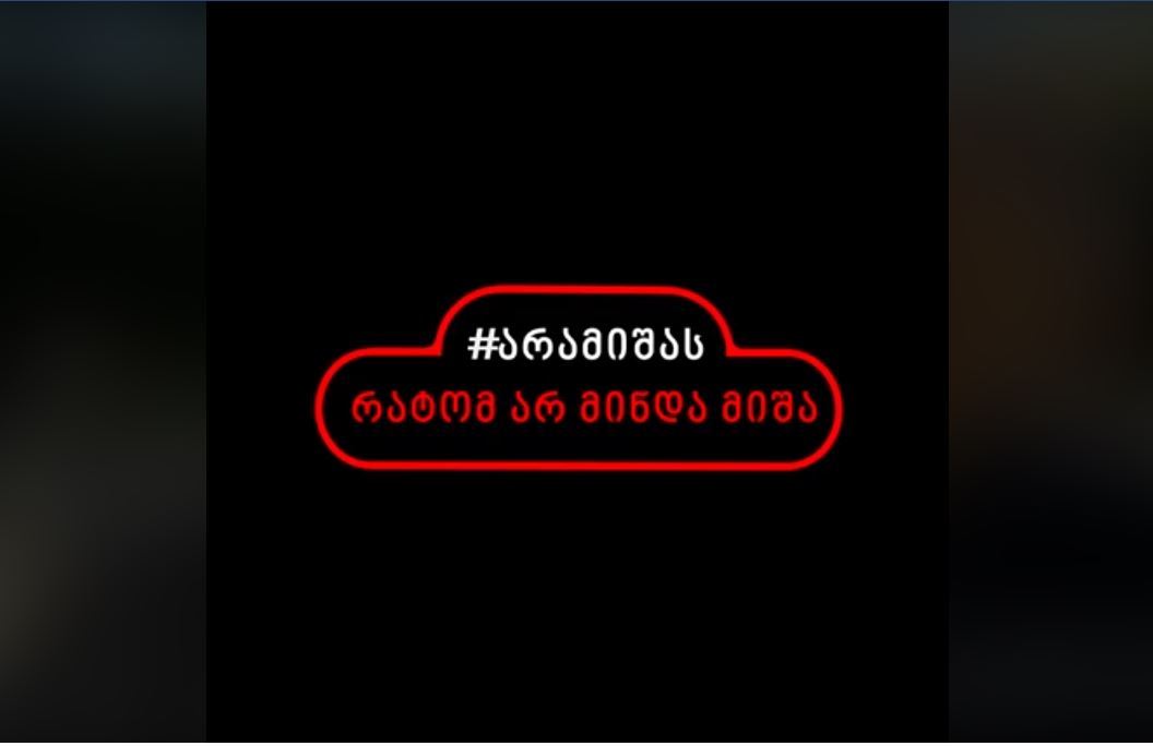 სოციალურ ქსელში კამპანია #არამიშას დაიწყო