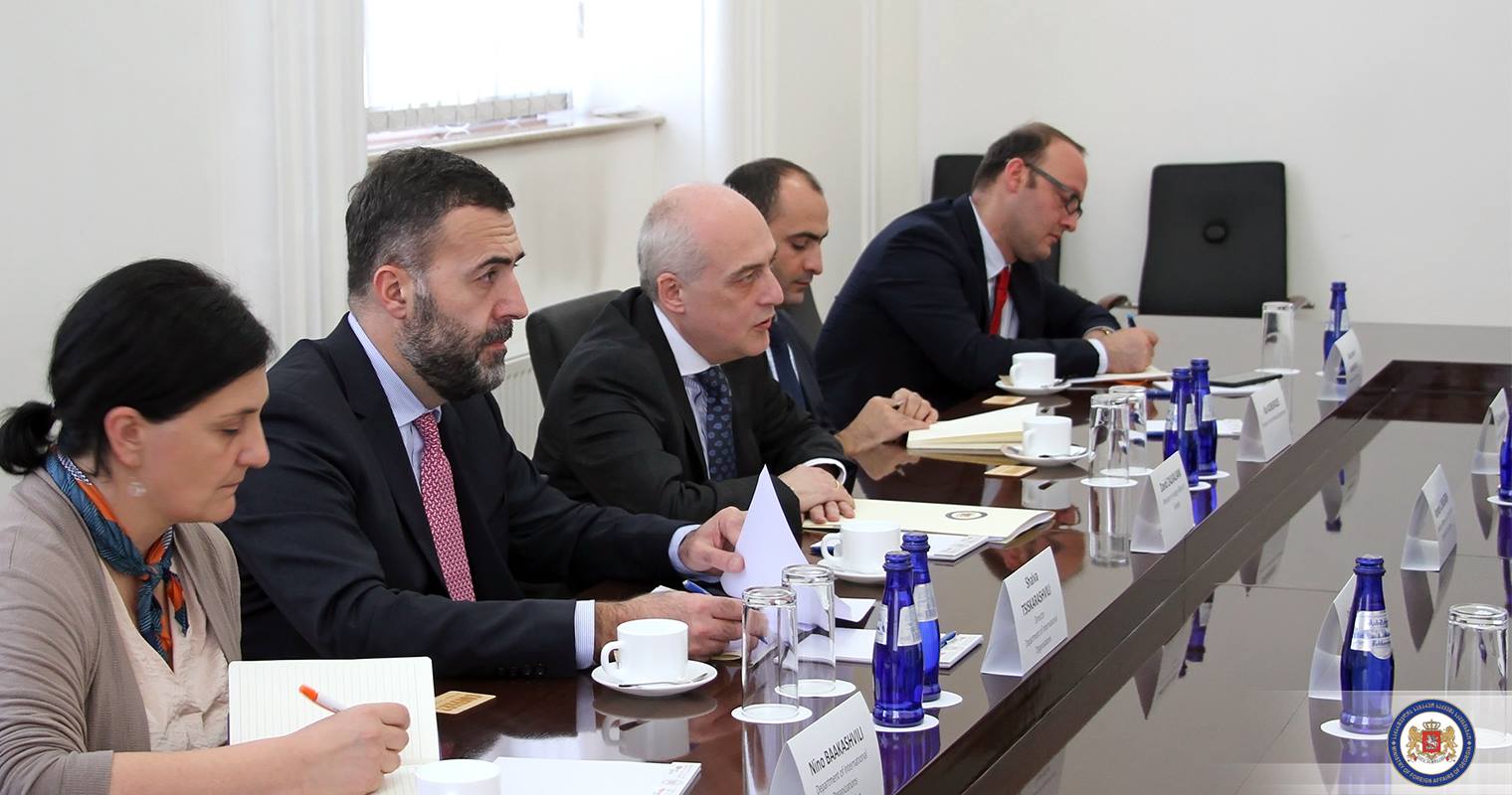 დავით ზალკალიანმა ევროპის საბჭოს საპარლამენტო ასამბლეის საქართველოზე თანამომხსენებლებთან საოკუპაციო ხაზის ხელოვნური ბარიერებით გამაგრების საკითხი განიხილა
