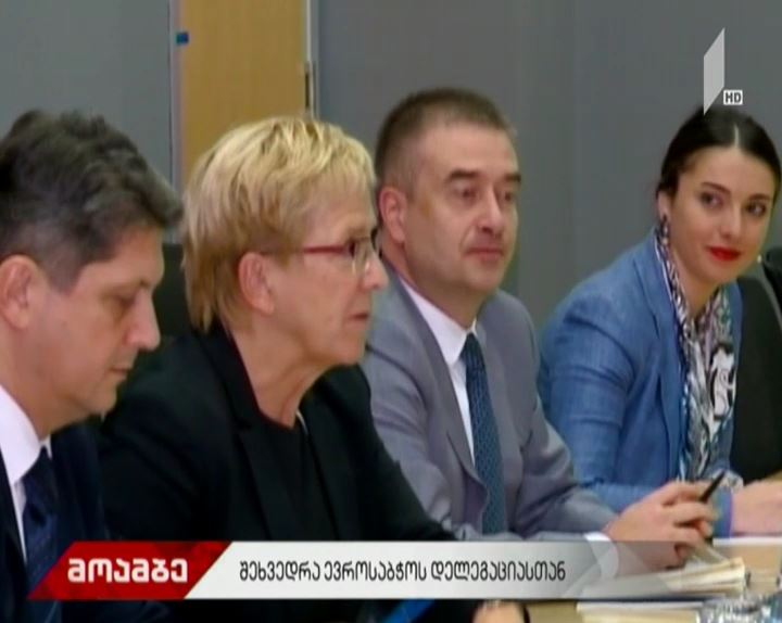 შეხვედრა ევროპის საბჭოს საპარლამენტო დელეგაციასთან