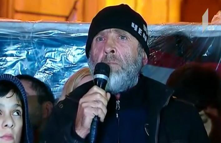 რუსთაველის გამზირზე აქცია გრძელდება