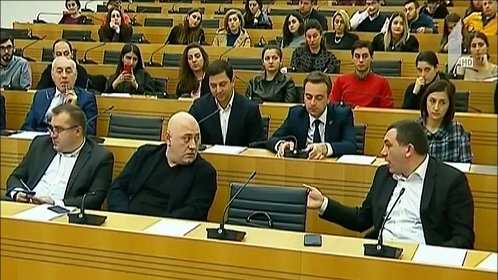 კამათი საგარეო ურთიერთობათა კომიტეტის სხდომაზე